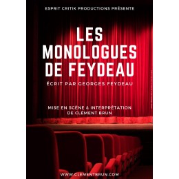 Les  monologues de Feydeau
