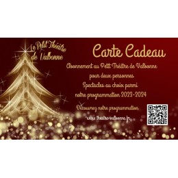 CARTE CADEAU DE NOËL, ABONNEMENT POUR 2 PERSONNES
