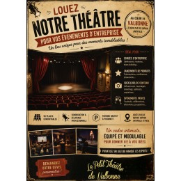 Louez le petit théâtre de valbonne pour vos événements